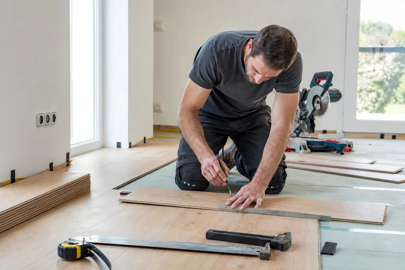 Coupe parquet flottant : les bons outils et les gestes qui facilitent la pose