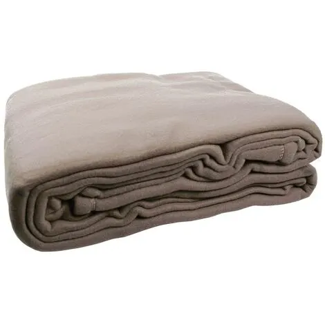 Couverture Double 100% Laine Mérinos Sweet Dreams Direct – Blanc – 200x200 Cm