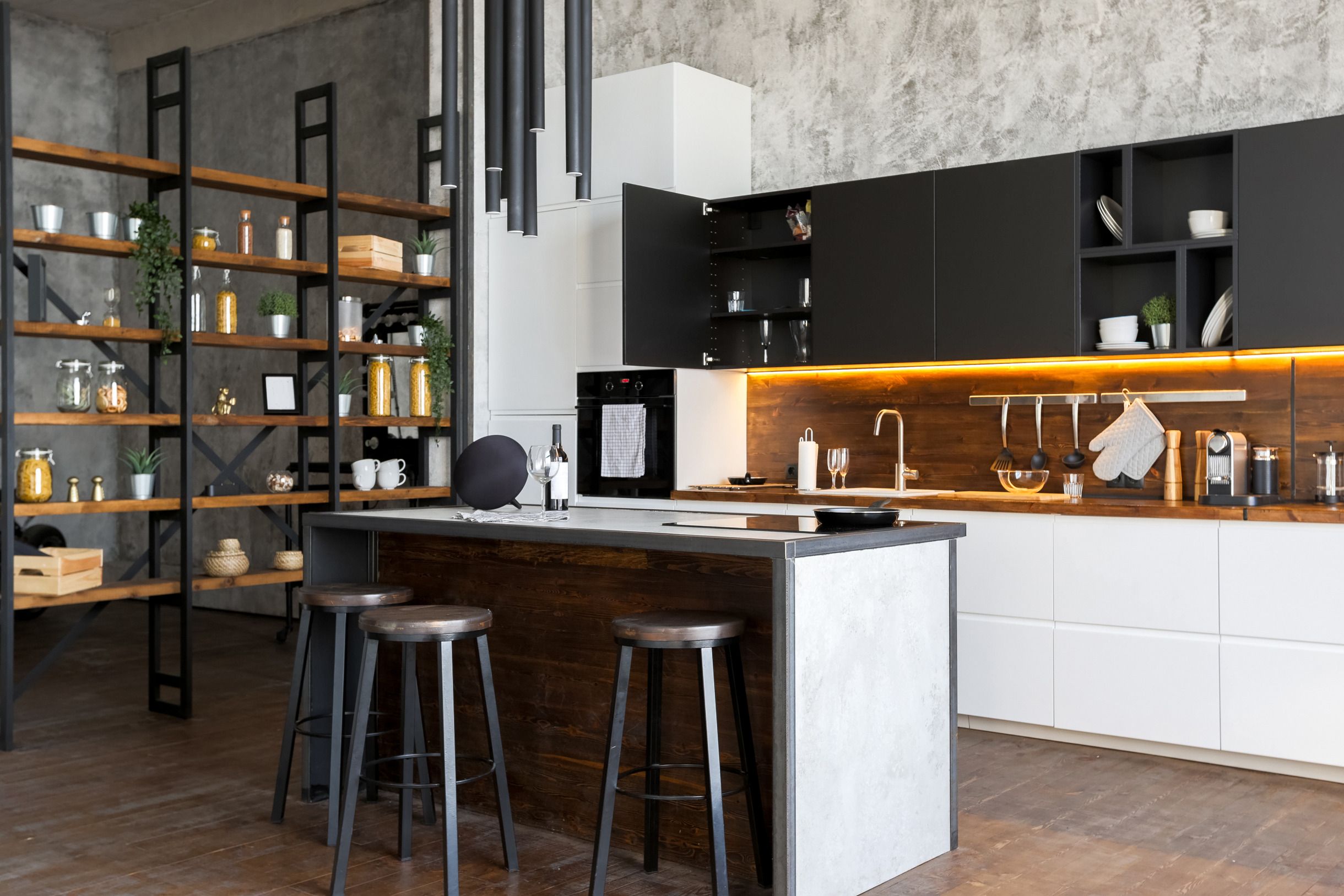 ♥ Industrial chic ♥ - Paperblog  Idee per decorare la casa, Cucina chic  industriale, Idea di decorazione