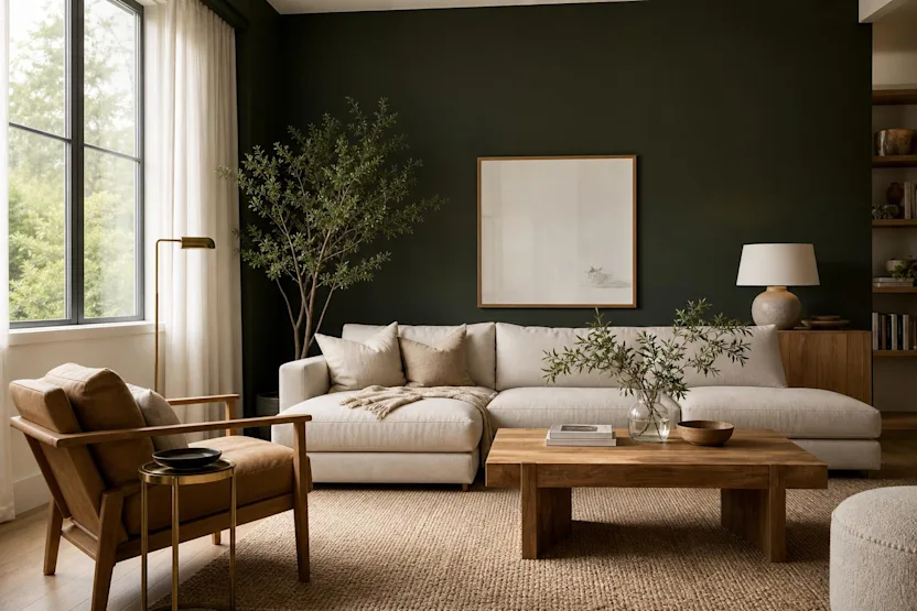 Vert forêt : comment l'adopter sans assombrir son intérieur ?