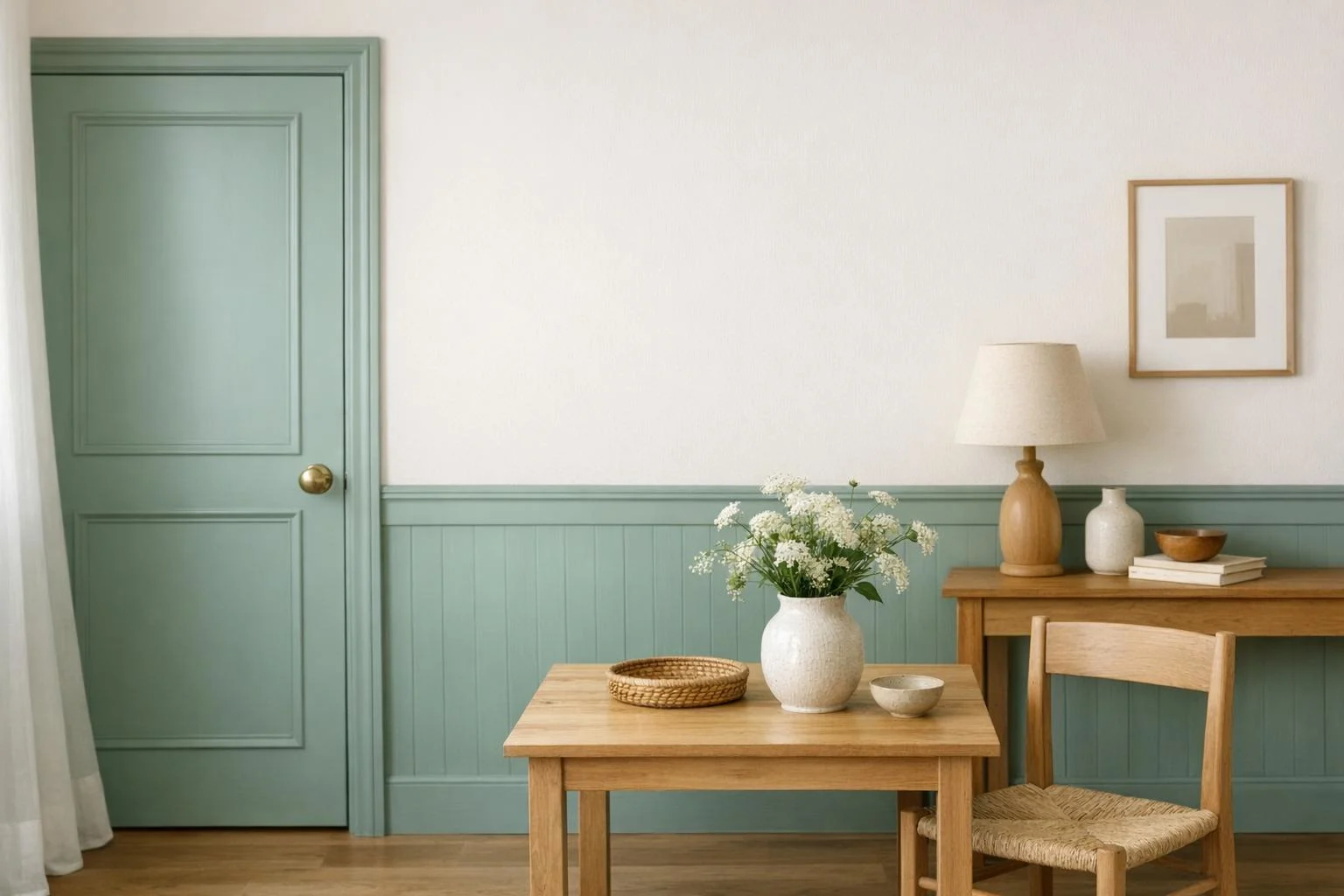 Vert céladon : la couleur douce qui apaise et éclaire l'intérieur