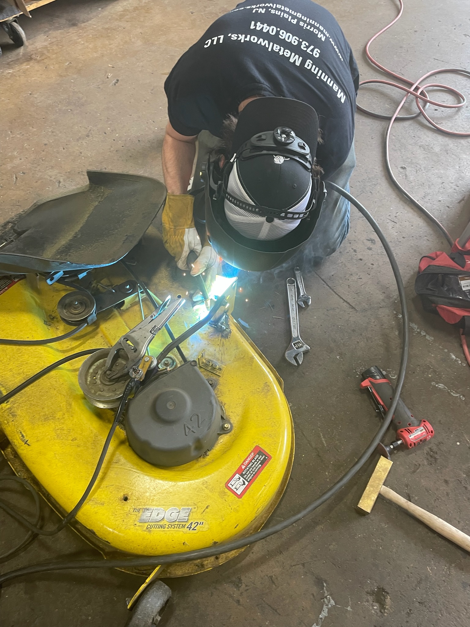 Manning Metalworks Emergency industrial welding