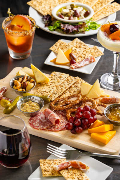 Charcuterie and drinks at Azalea Bar & Kitchen