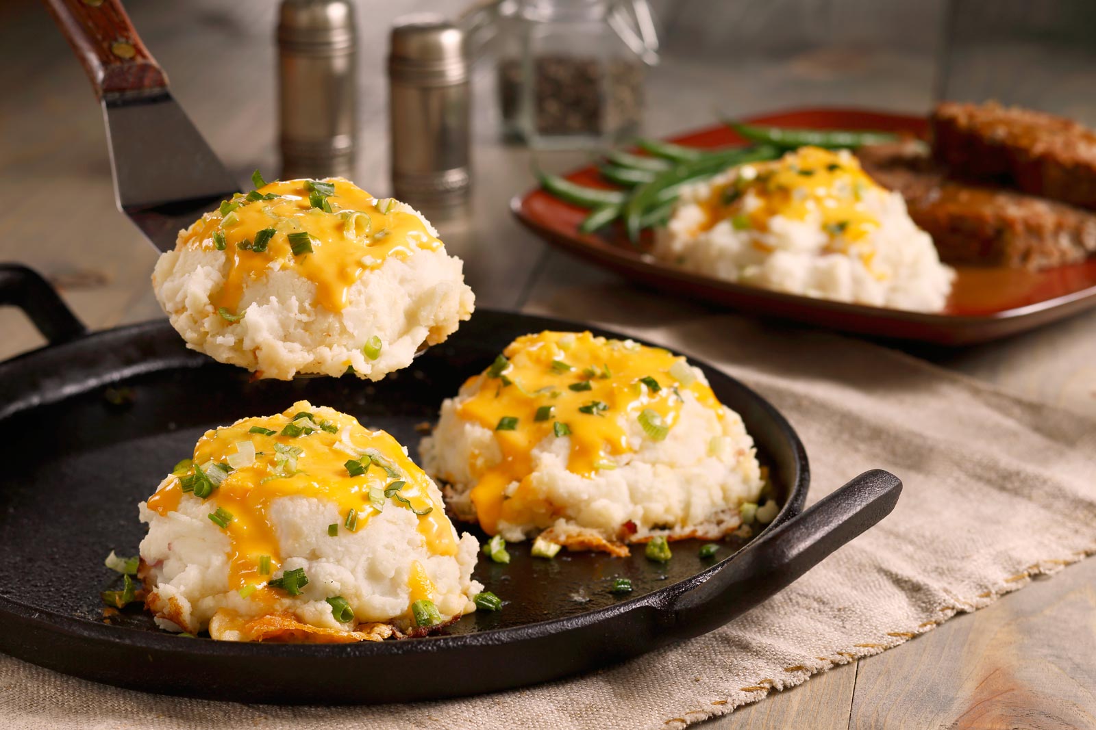 Cheesy & Savory Smashed Potatoes