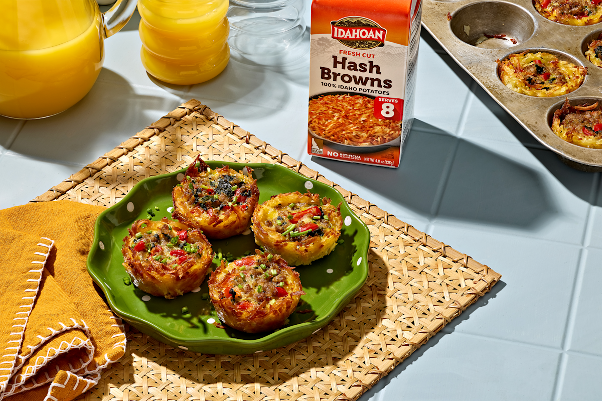 Hash Brown Sausage Egg Cups – Featured Image