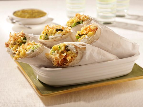 Hash Brown Breakfast Burritos