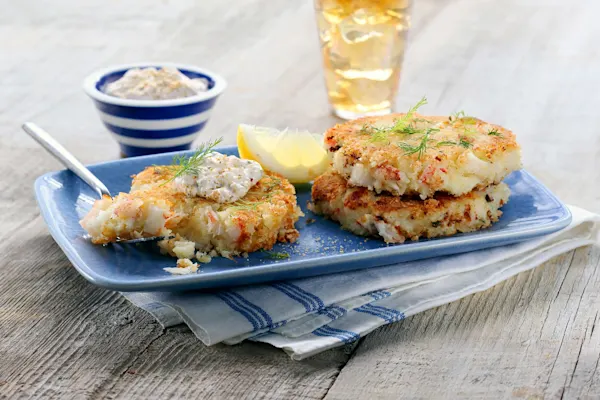 Mashed Potato Crab Cakes