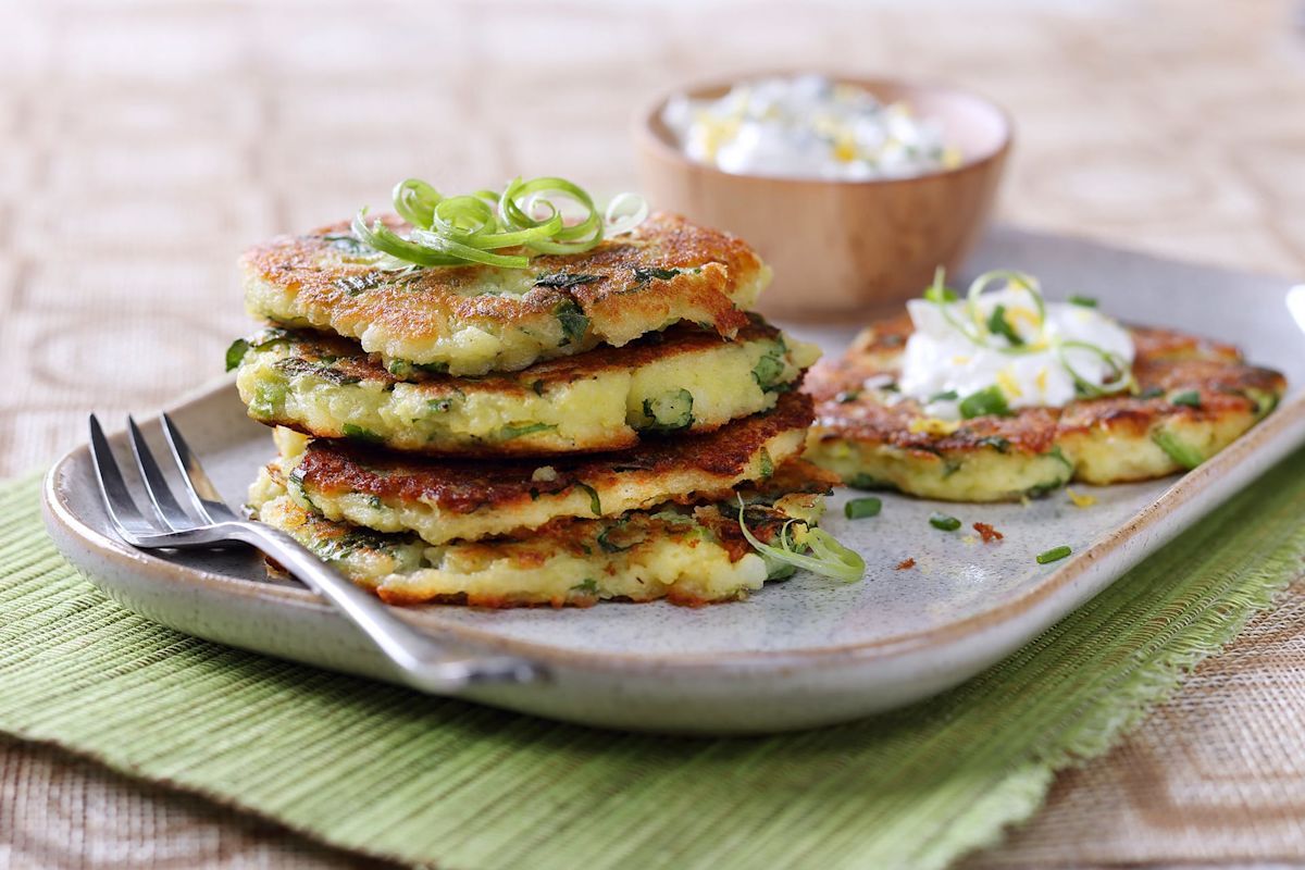 Potato, Kale and Onion Cakes – Featured Image