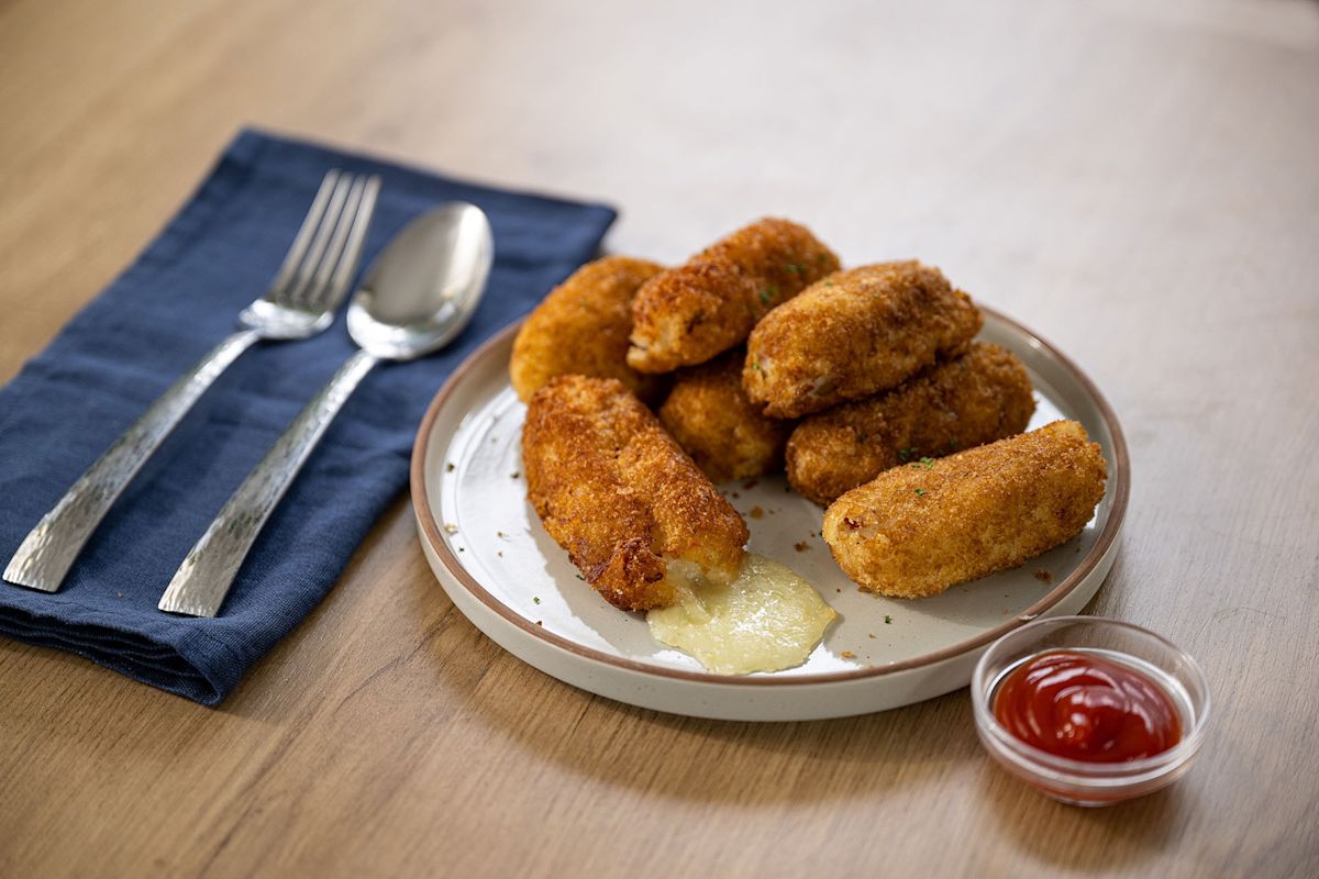 Fan Made - Cheesy Bacon Croquettes made with Idahoan Mashed Potatoes – Featured Image