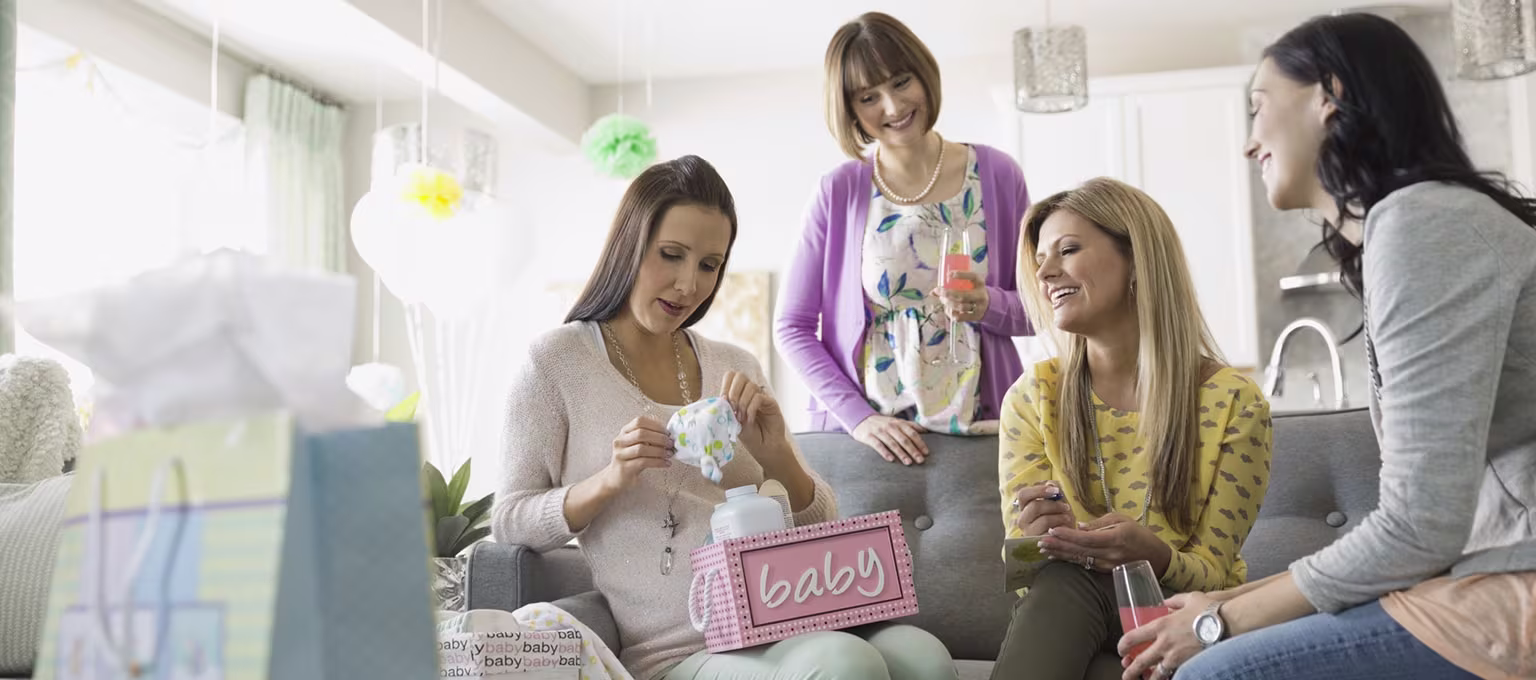 Baby shower yapan anneler