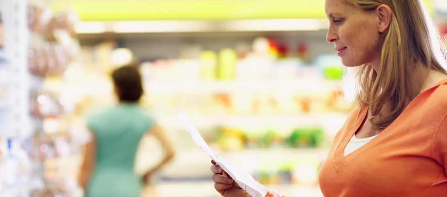 pregnancy food shopping