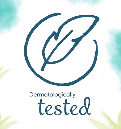 Dermatologically tested — clinically proven gentle and safe for baby's delicate skin