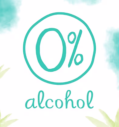 0% alcohol — gentle wipes free from alcohol for safe use on baby's sensitive skin