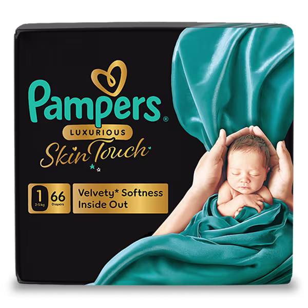 Pampers® Luxurious Skin Touch, SIZE 1 - 6
