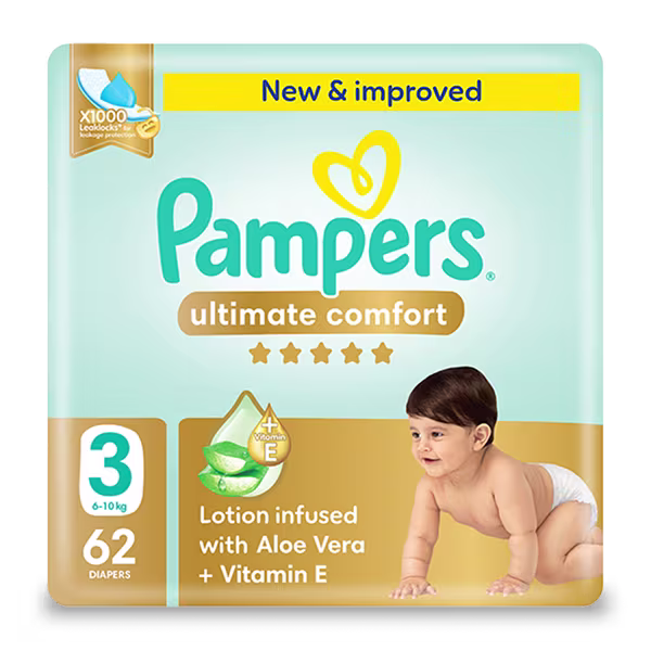 Pampers® Ultimate Comfort, SIZE 1 - 8