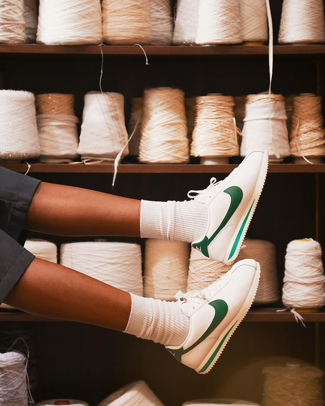 Nike Cortez Sail Gorge Green - Sneakersnstuff (SNS) | スニーカーズ ...