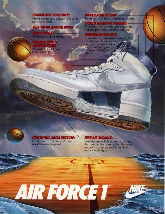 The Nike Air Force 1, a history lesson 