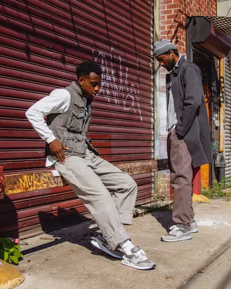 Gray new balance outfit Clearance