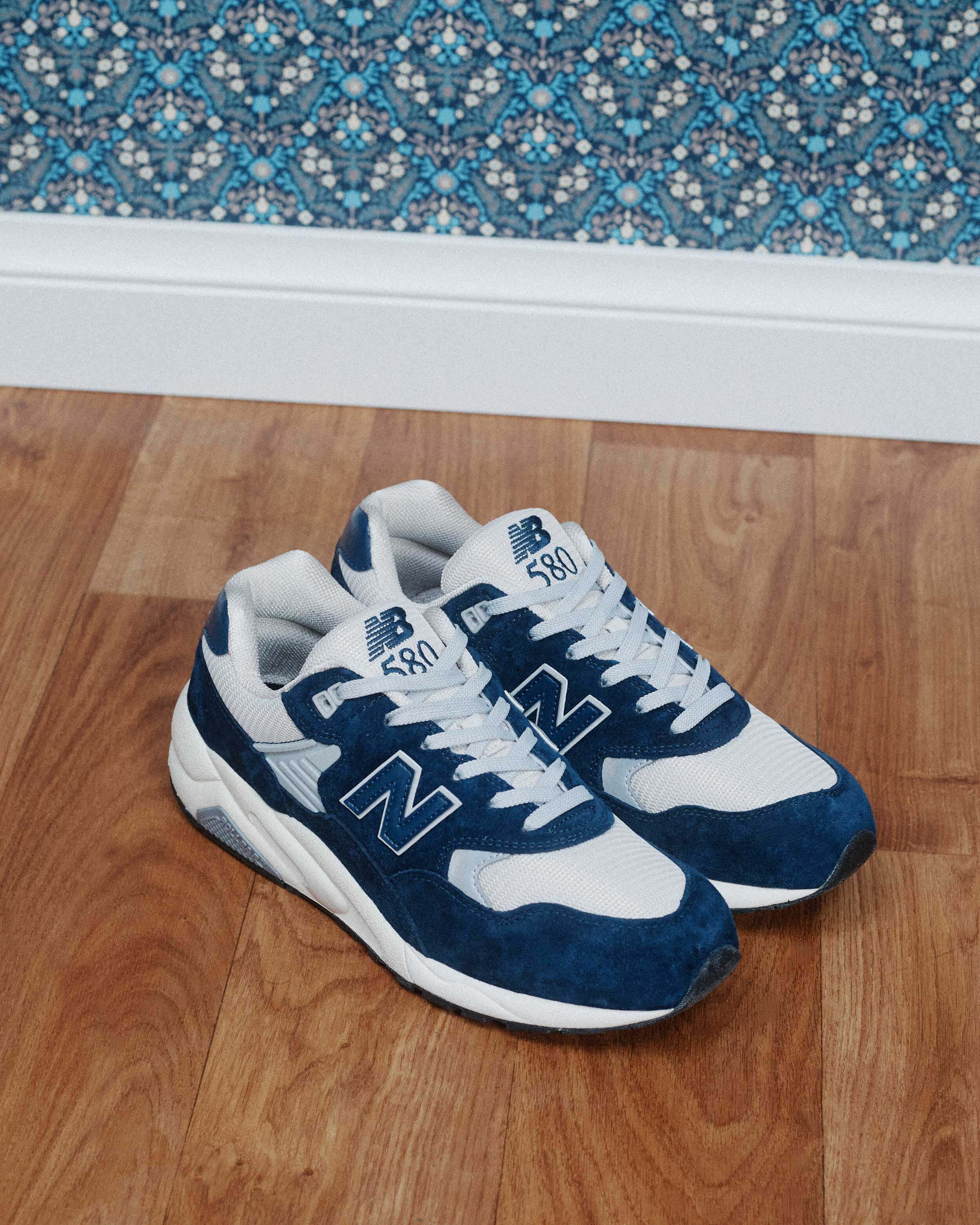 New balance 580 dames navy on sale