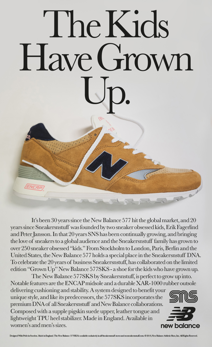 New Balance and Sneakersnstuff 