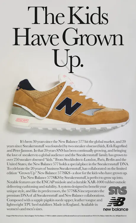 New Balance And Sneakersnstuff Collaborate In 577 Sneaker Sneakers Streetwear Online Since 1999