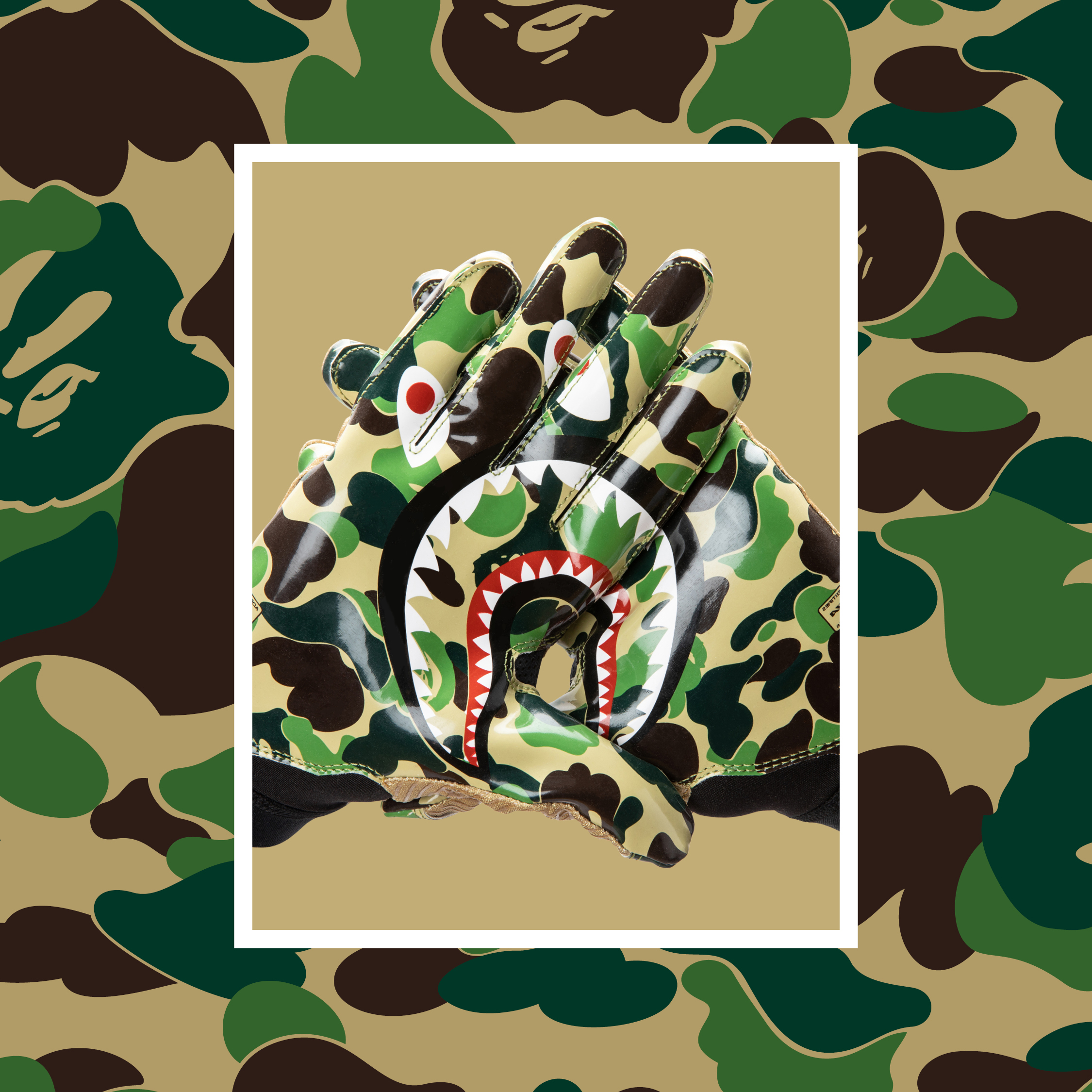 Adidas x hotsell bape wallpaper