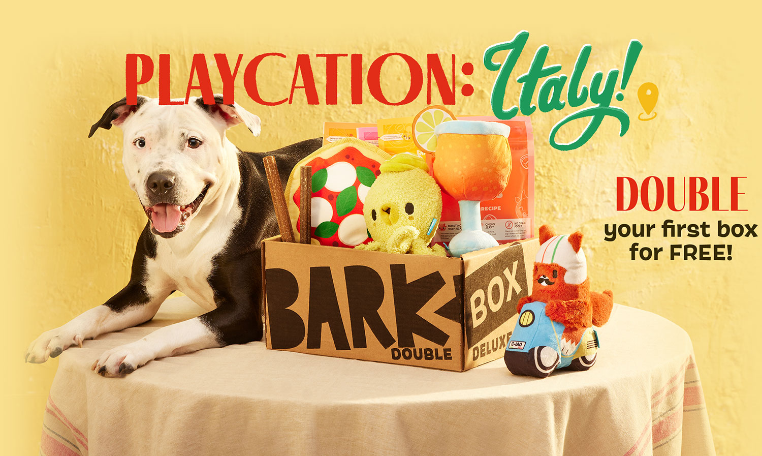 PLAYCATION: Italy! Double your first box for FREE!