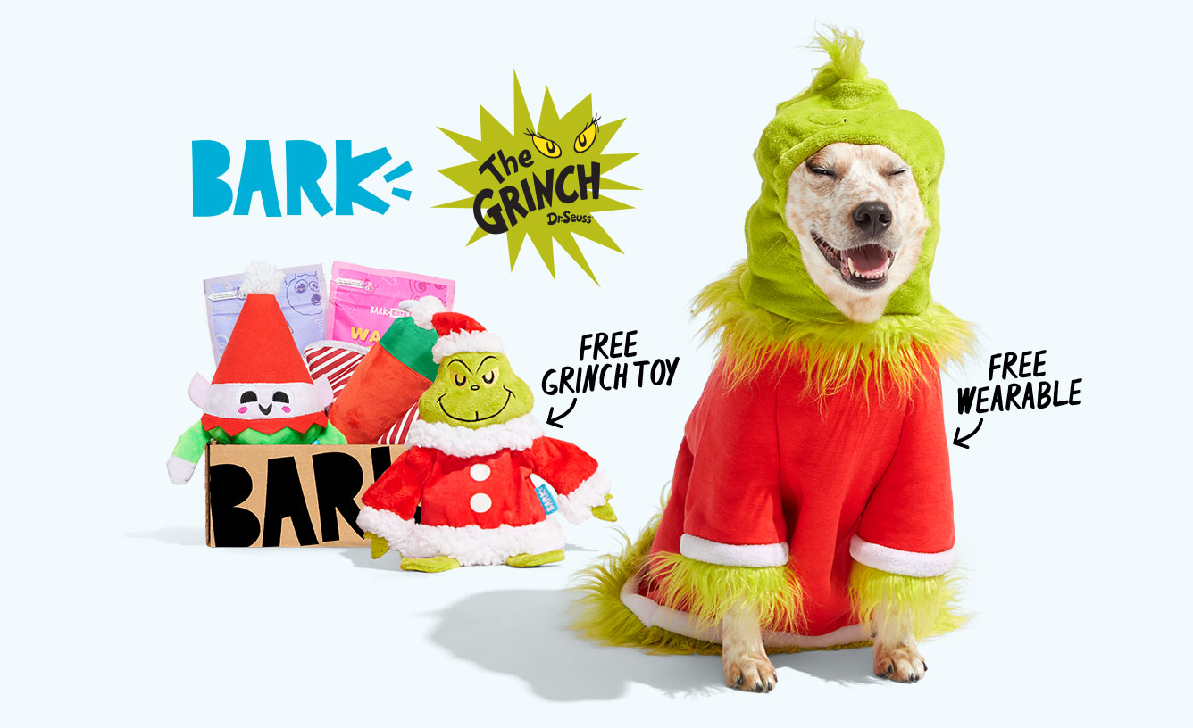 BARK - The Grinch - Free Grinch Toy - Free Wearable