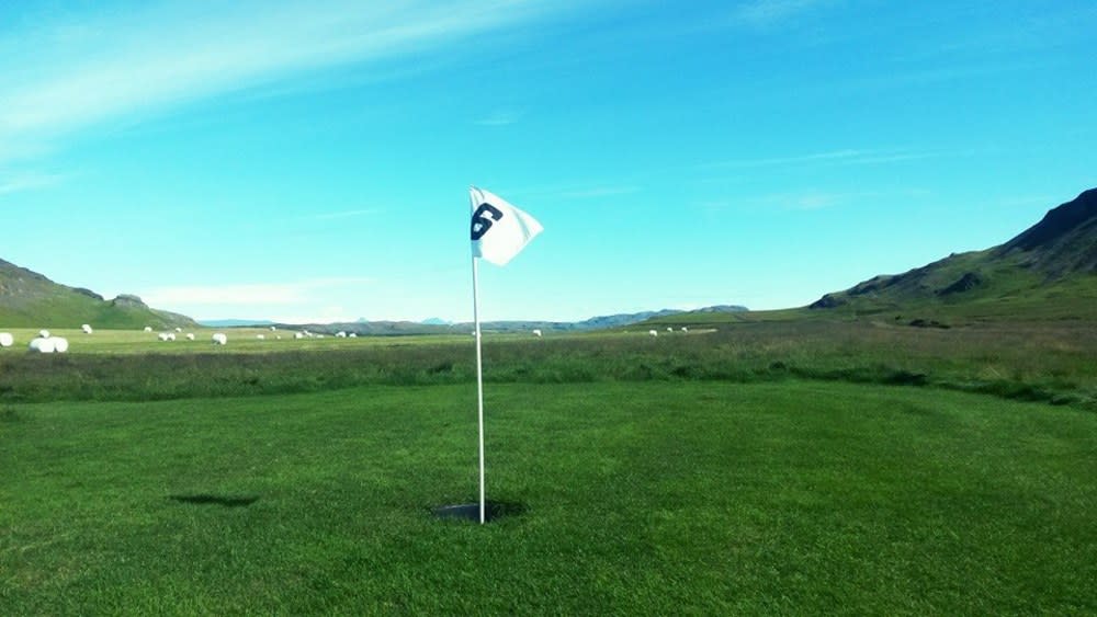 Fótboltagolf á Markavelli hjá Flúðum
