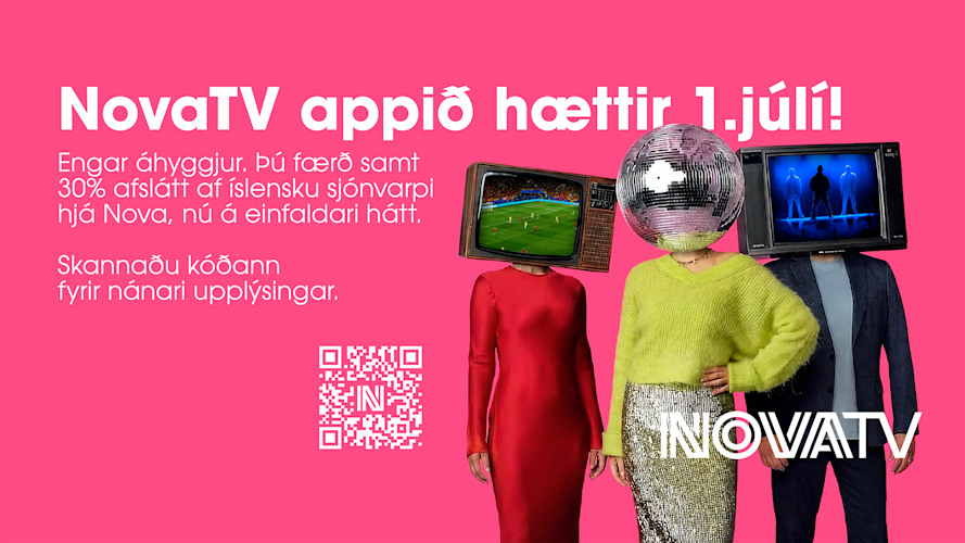 Dagskrálok hjá NovaTV 1. júlí