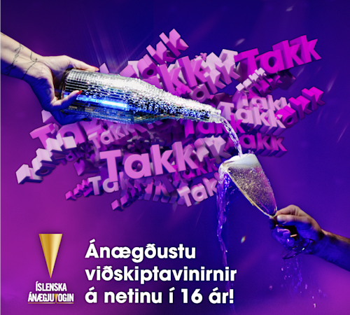 Takk fyrir okkur í sextán ár!