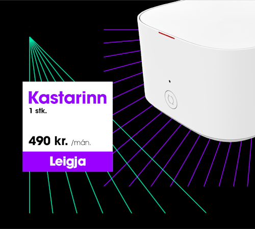 Kastaðu netinu út í horn!