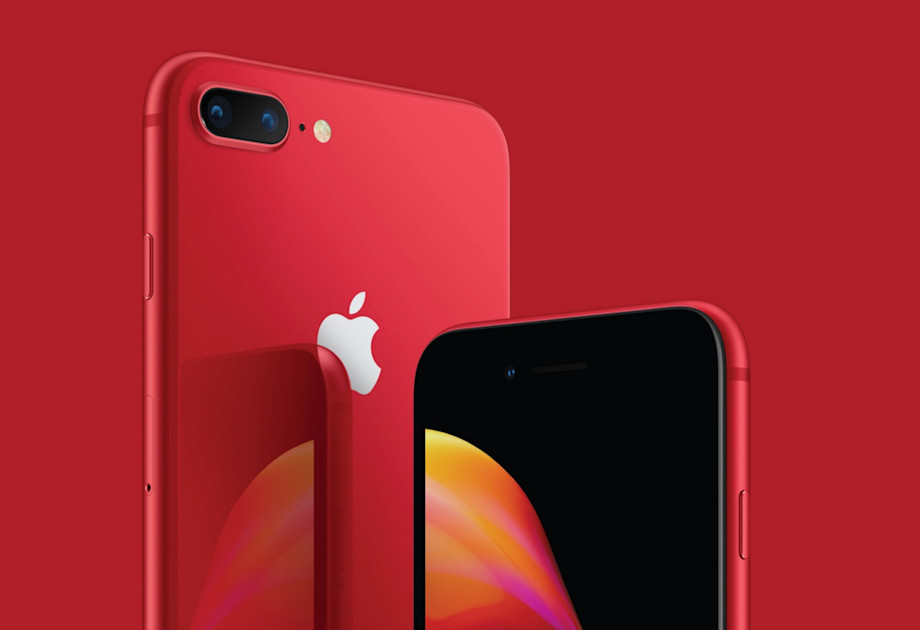 iPhone RED til stuðnings góðgerðarsamtökunum (RED). | Nova