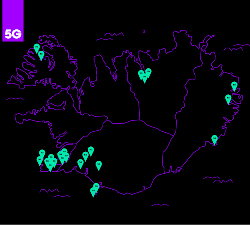 5G í fluggír um allt land!