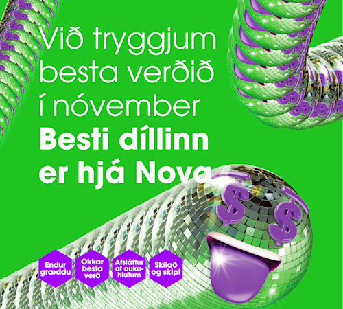 Við tryggjum besta verðið í nóvember!