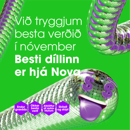 Við tryggjum besta verðið í nóvember!