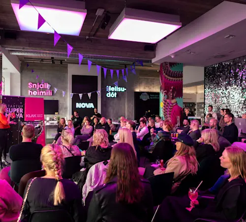 Lady Lava fór á kostum á Klúðurkvöldi Startup SuperNova