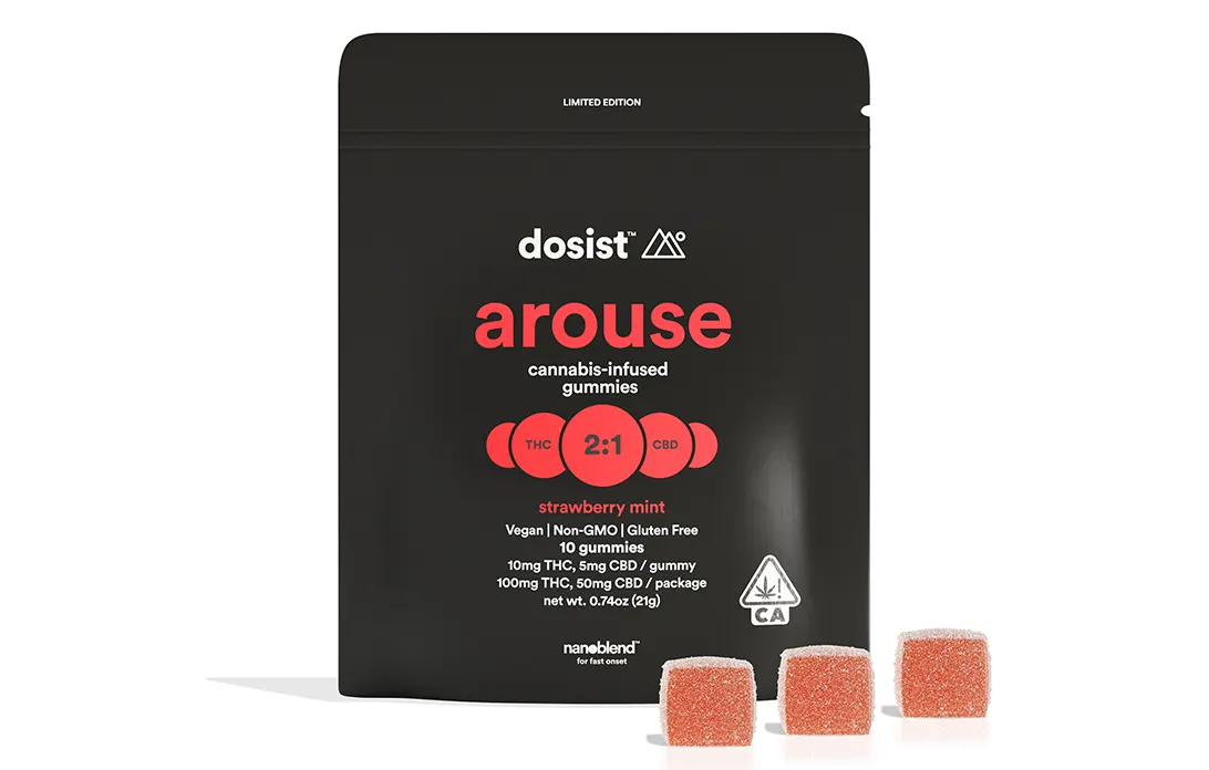 Buy Dosist arouse-strawberry mint Gummies Online