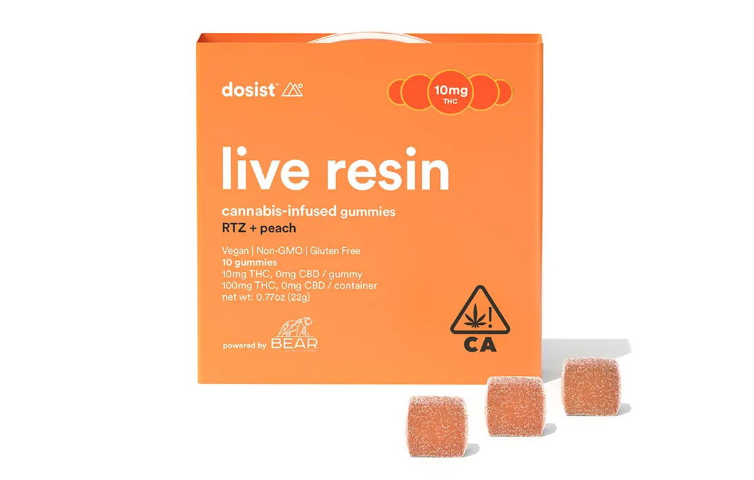  Buy Dosist live resin-bear-RTZ peach Gummies Online