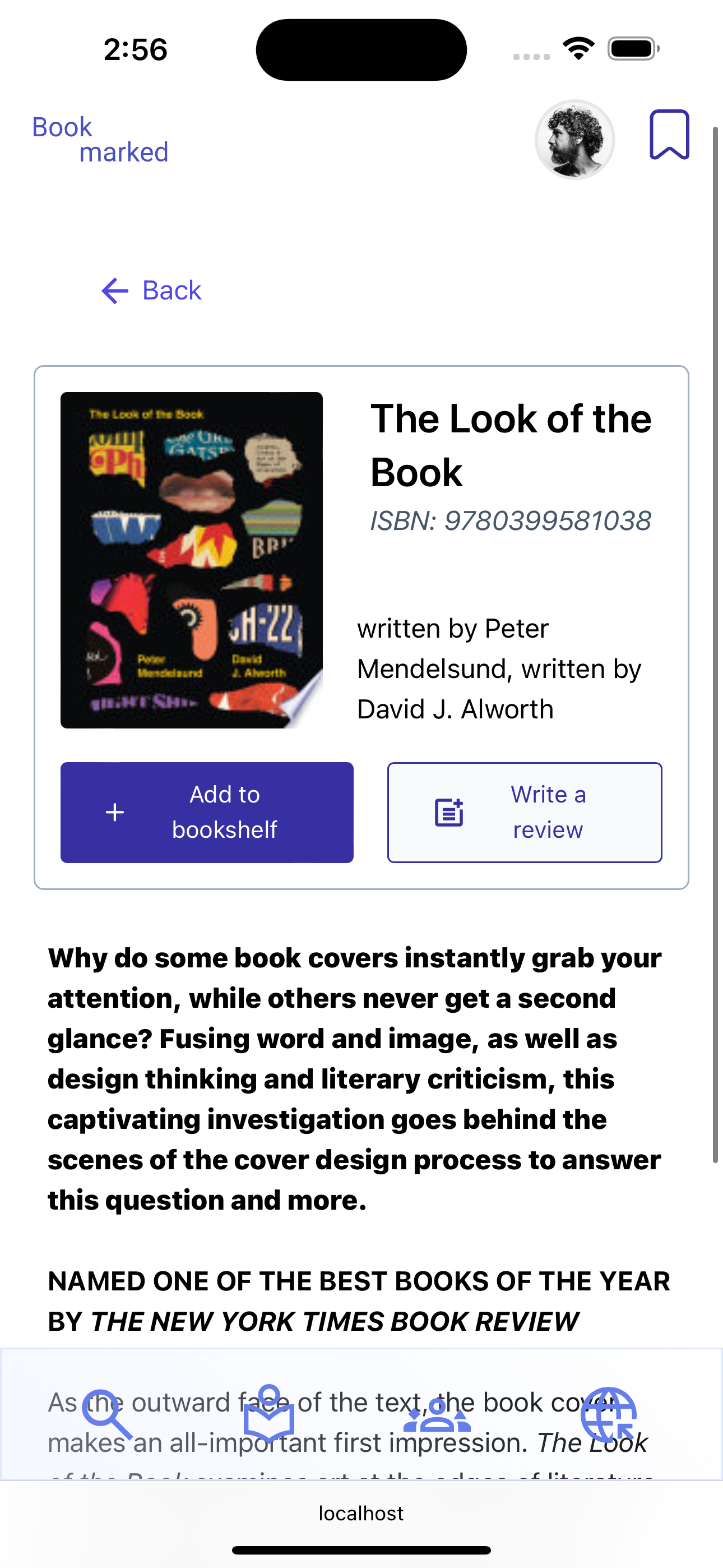 Books page