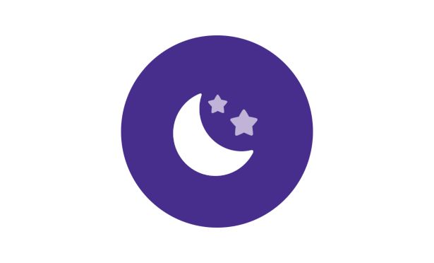 Johnson’s® baby bedtime routine quiet time moon icon