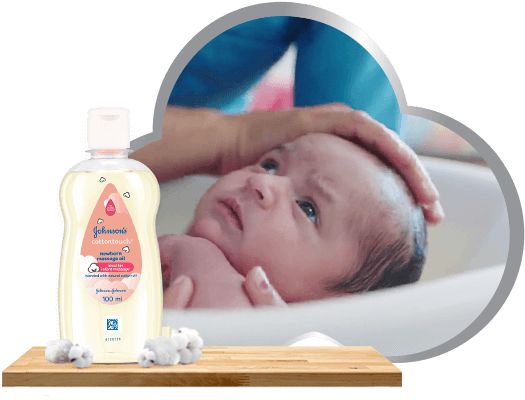 जॉनसन्स ® कॉटनटच® न्यू बॉर्न मसाज ऑयल
