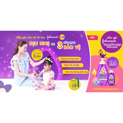 Dầu gội Johnson’s ® Active Kids™ Strong and Healthy Shampoo - Image 3 - Johnson's Baby