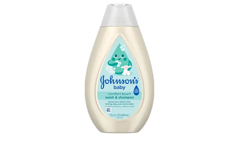 Johnson’s® Our Scents & Fragrance featuring Comfort Touch Newborn Wash & Shampoo Bottle Image