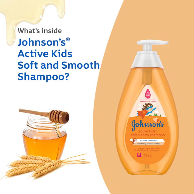จอห์นสัน แอคทีฟ คิดส์ ซอฟท์ & สมูธ แชมพู - Image 9 - Johnson's Baby - th-TH