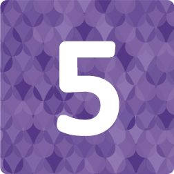 Ícone com o número 5