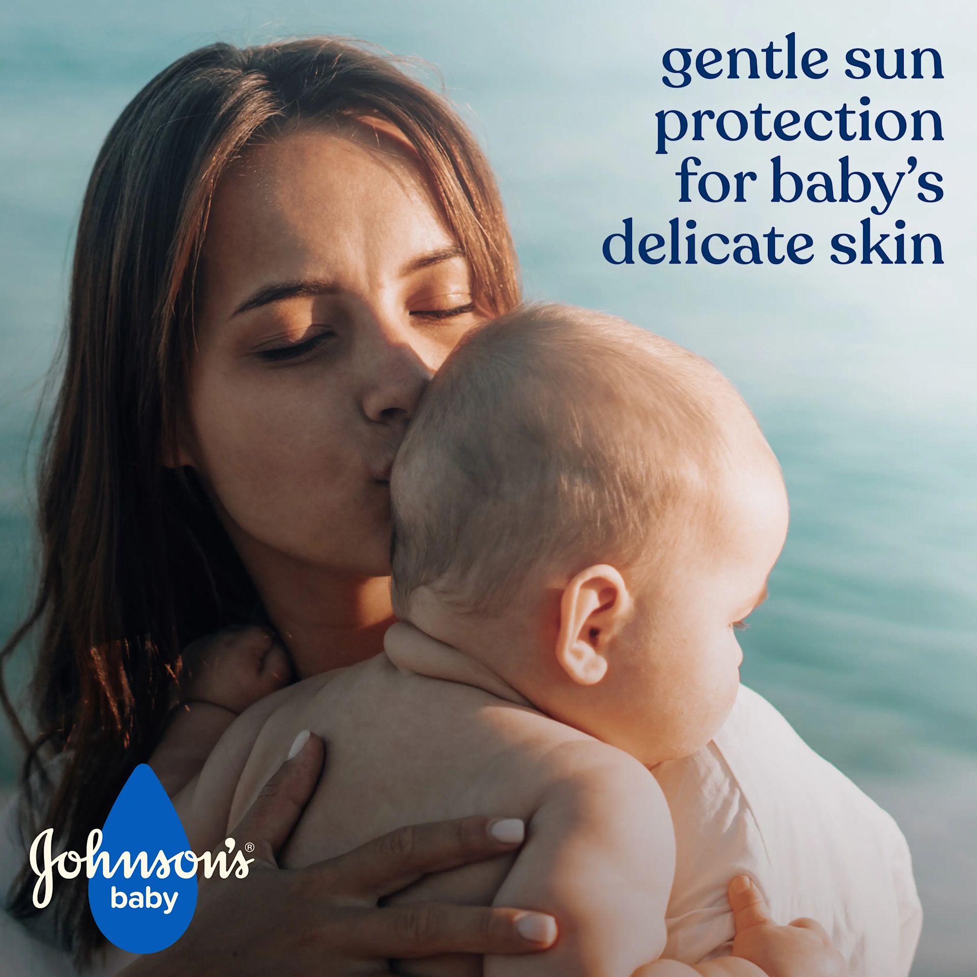 JOHNSON’S® Baby Mineral Sunscreen Lotion, gentle sun protection for baby’s delicate skin