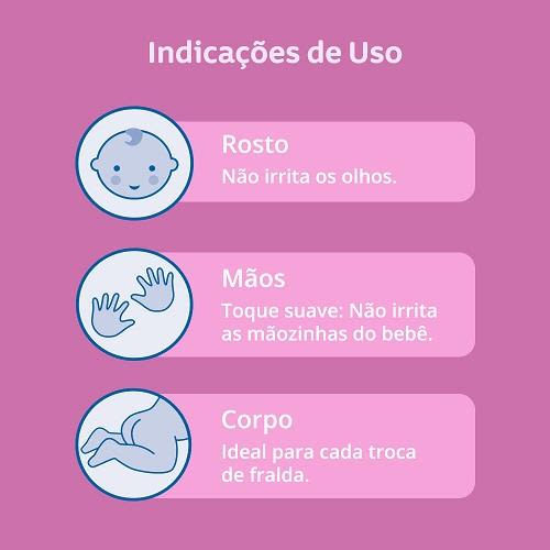 Taolhinhas umedecidas - indicação de uso