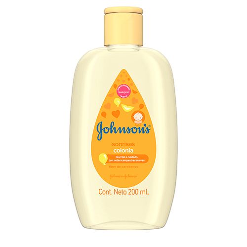 JOHNSON’S® baby colonia para bebés sonrisas