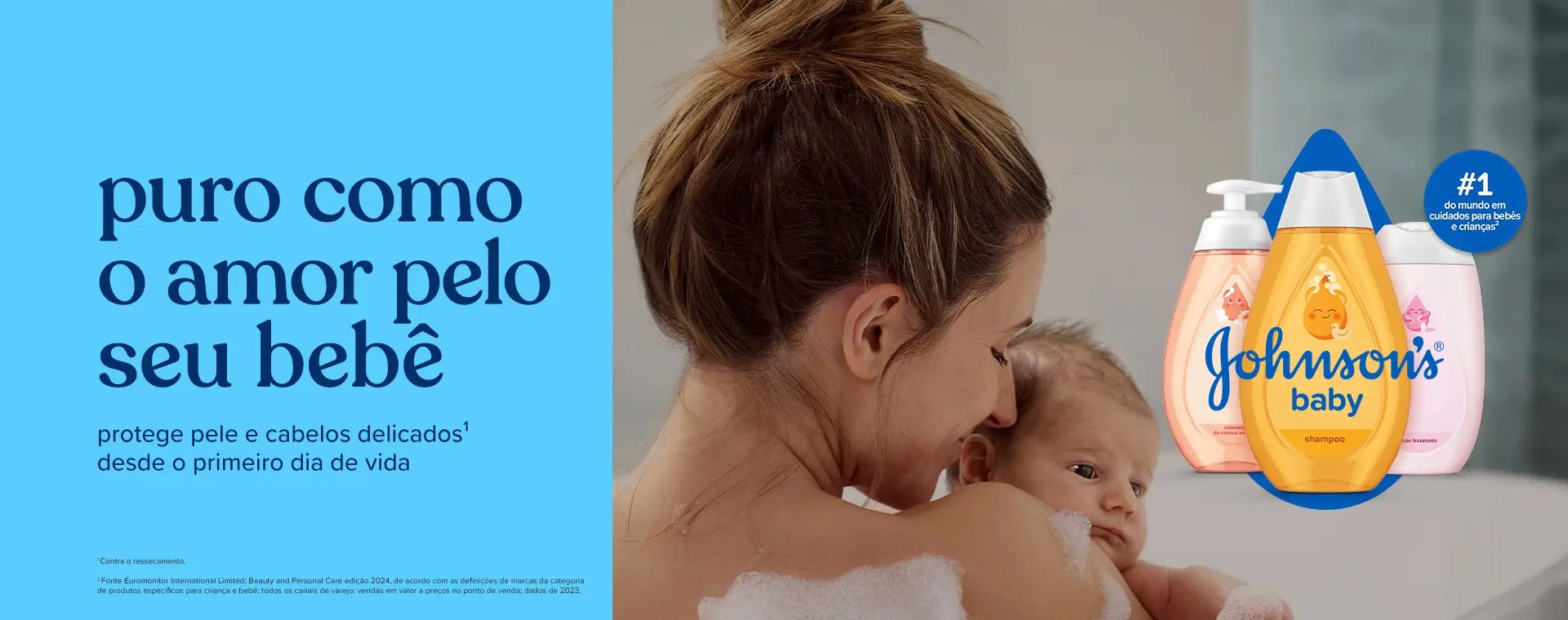 puro como o amor pelo seu bebê